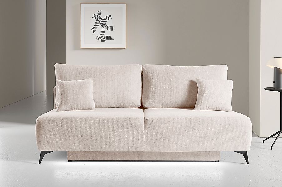 WERK2 Schlafsofa »Valerie mit Komfortsitz- und Liegehöhe, Breite 200cm,«, b günstig online kaufen