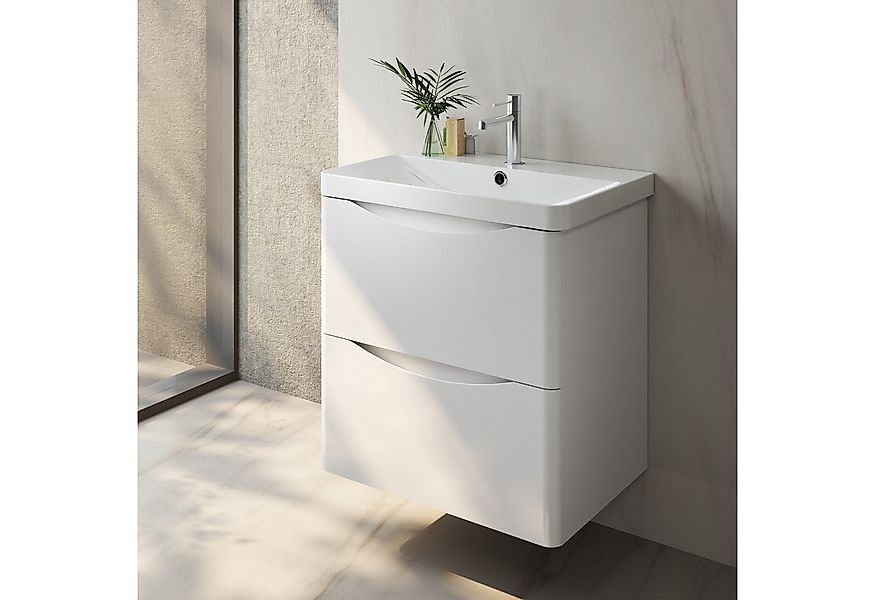 duschspa Waschtisch Waschbecken mit Unterschrank Badmöbel Set Waschtisch mi günstig online kaufen