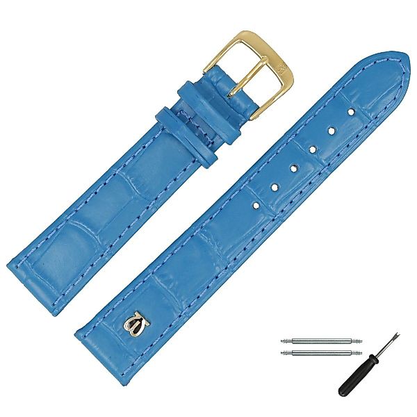 MARBURGER Uhrenarmband 18mm Leder Alligator Prägung günstig online kaufen