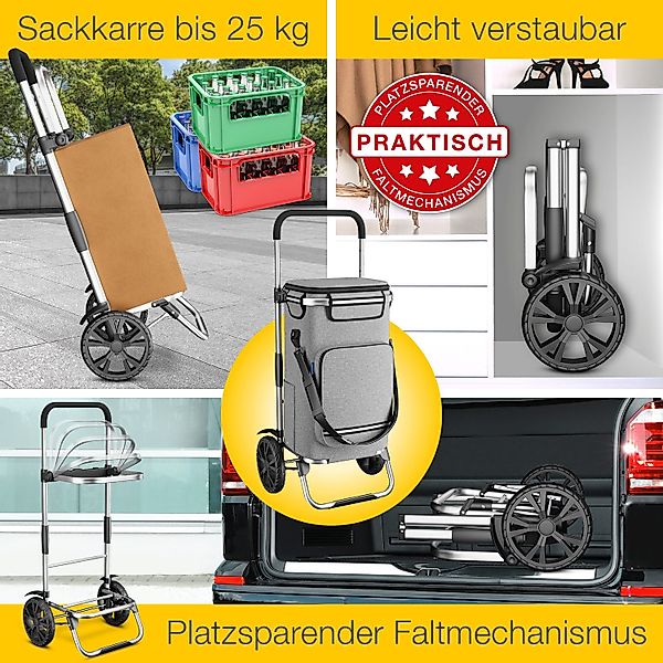 ELONEO Einkaufstrolley praktisch faltbar und extrem günstig online kaufen