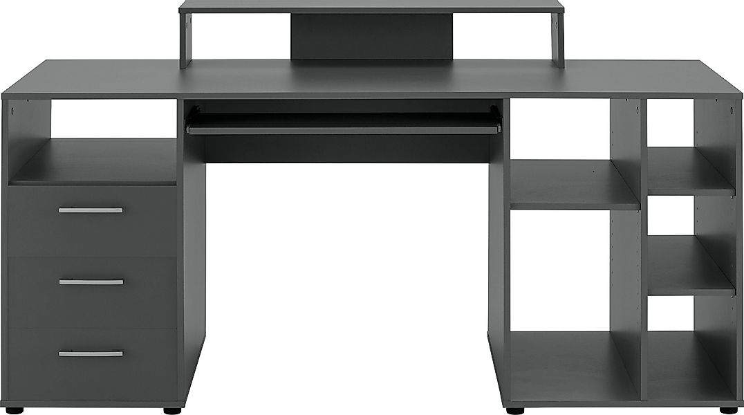 VOGL Möbelfabrik Schreibtisch Lenny, Tastaturauszug, Aufsatz günstig online kaufen