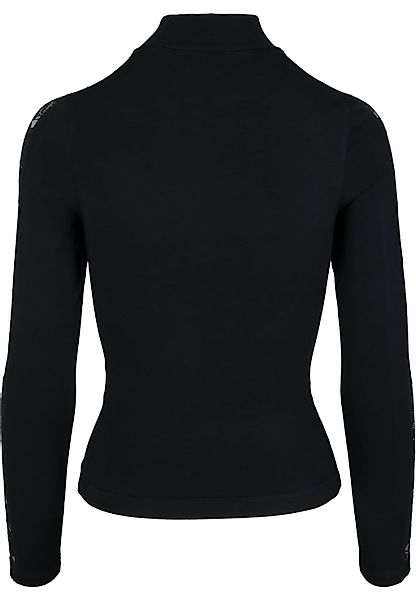 URBAN CLASSICS T-Shirt "Urban Classics Damen Ladies Lace Striped LS", (1 tl günstig online kaufen