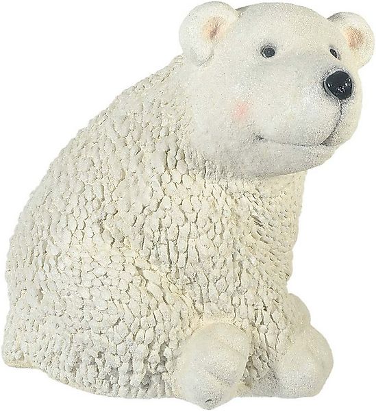 MystiCalls Weihnachtsfigur Winter Dekofigur Eisbär - Weihnachten Dekoration günstig online kaufen