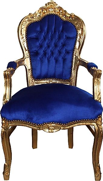 Casa Padrino Esszimmerstuhl Barock Esszimmerstuhl Blau günstig online kaufen