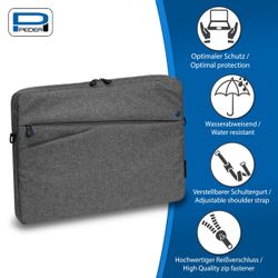 PEDEA Laptoptasche FASHION, Umhängetasche mit dicken günstig online kaufen