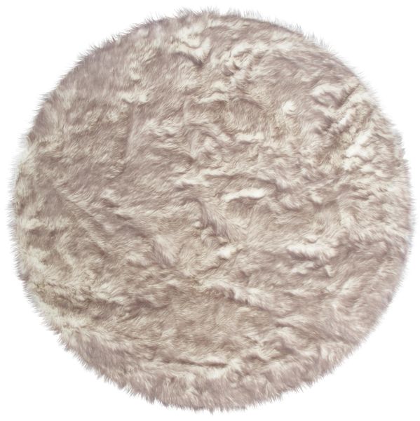 my home Fellteppich "Sammo" rund 60 mm Höhe Kunstfell, leuchtende Farben, b günstig online kaufen