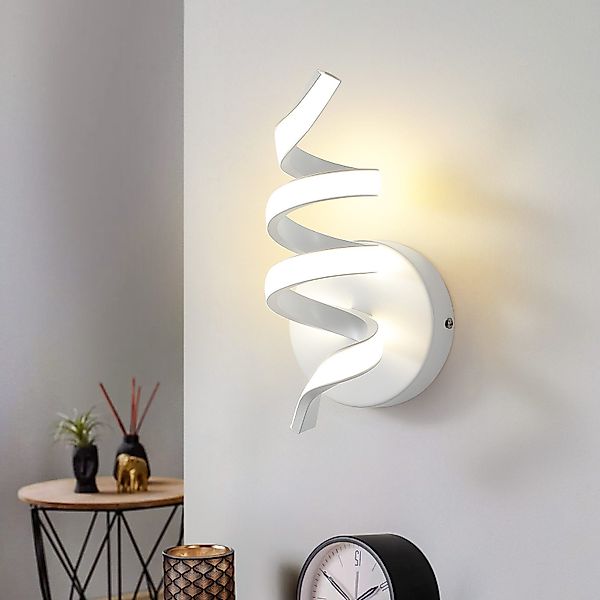 ZMH LED Wandleuchte Innen Schwarz/Weiß Wandlampe günstig online kaufen