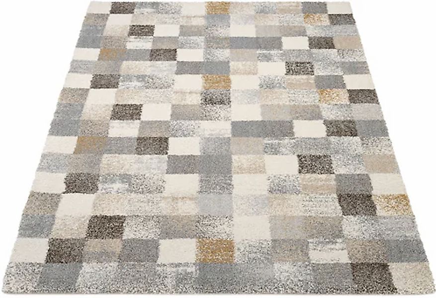 OCI DIE TEPPICHMARKE Teppich »NEW VILLA SQUARES«, quadratisch, 20 mm Höhe, günstig online kaufen