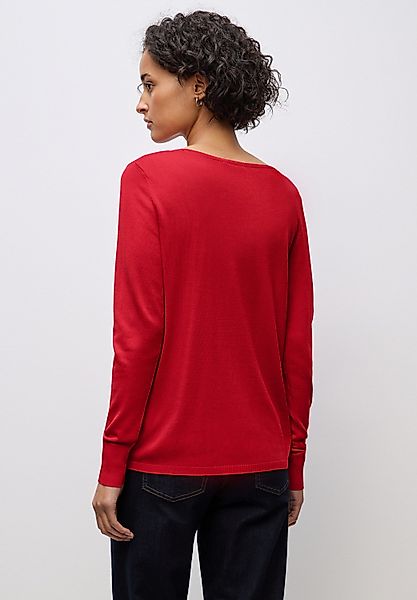 STREET ONE Strickpullover mit U-Boot-Ausschnitt günstig online kaufen