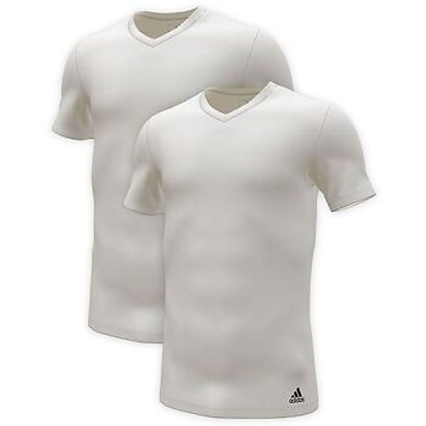 adidas  T-Shirt T-Shirt Kurzarmshirt mit V-Ausschnitt 2er Pack günstig online kaufen