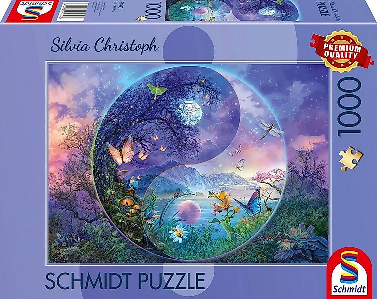 Schmidt Spiele Puzzle Yin & Yang, Fantastische Insektenwelt, 1000 Puzzletei günstig online kaufen