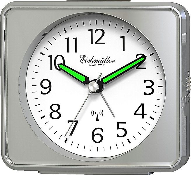 Eichmüller Funkwecker 9892-01 – Präziser silberfarbener günstig online kaufen