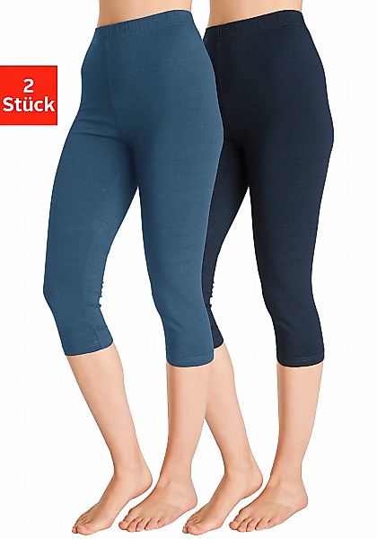 Vivance active Caprileggings, (2er-Pack), mit Gummibund, Loungewear günstig online kaufen