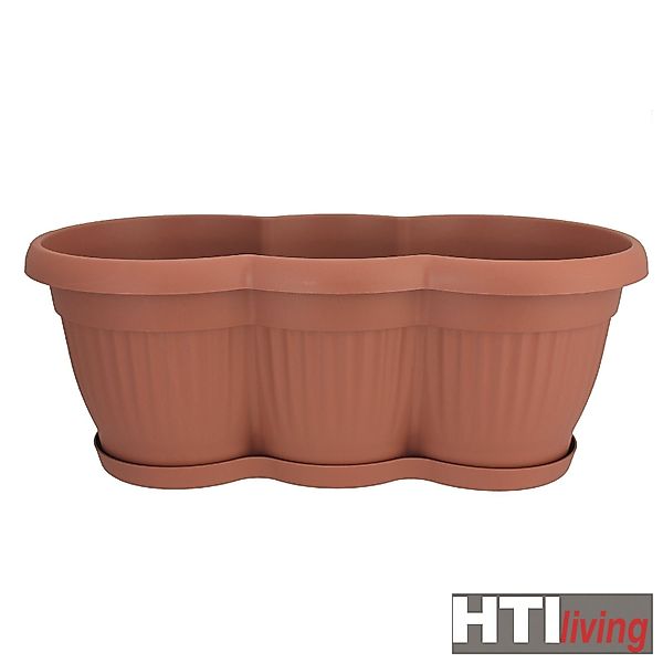 HTI-Living Blumenkasten Blumenkasten Kreta 17cm x 40cm x 19cm (1 St., 1 Blu günstig online kaufen