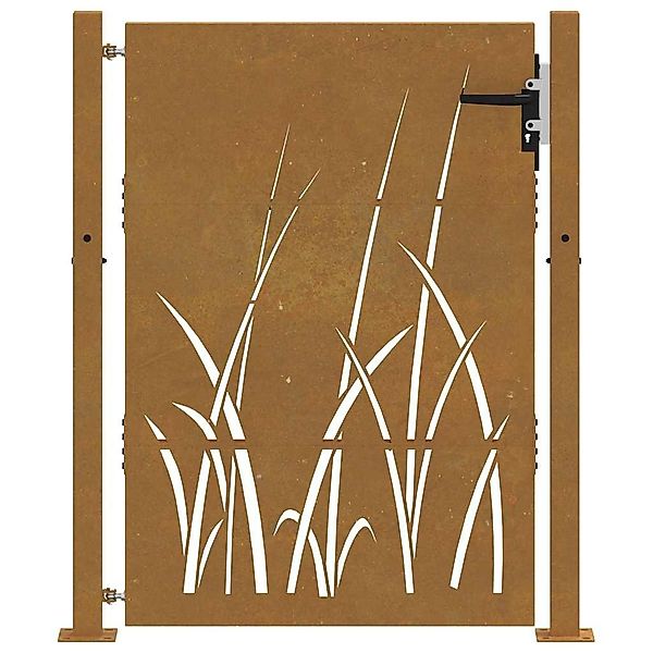 vidaXL Gartentor Gartentor 105x130 cm Cortenstahl günstig online kaufen