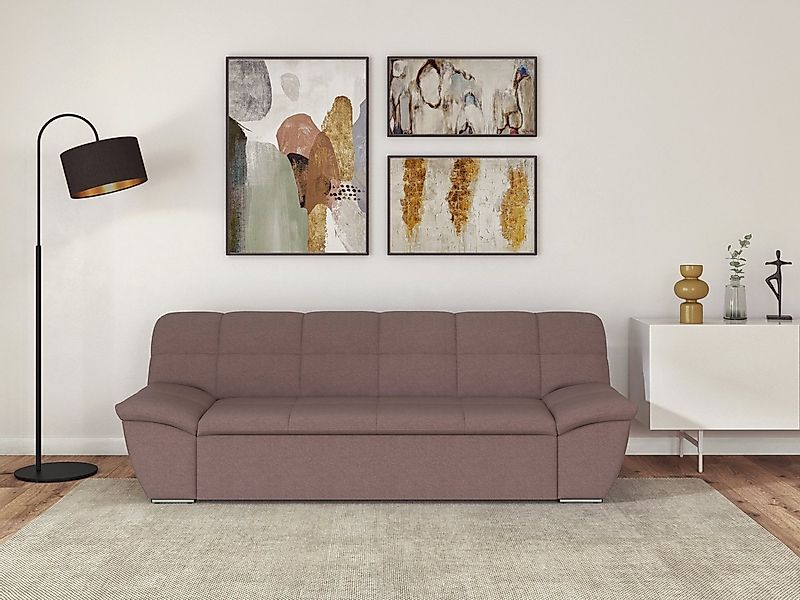 DOMO collection 3-Sitzer "Splash, moderne Steppung im Sitz und Rücken, komf günstig online kaufen