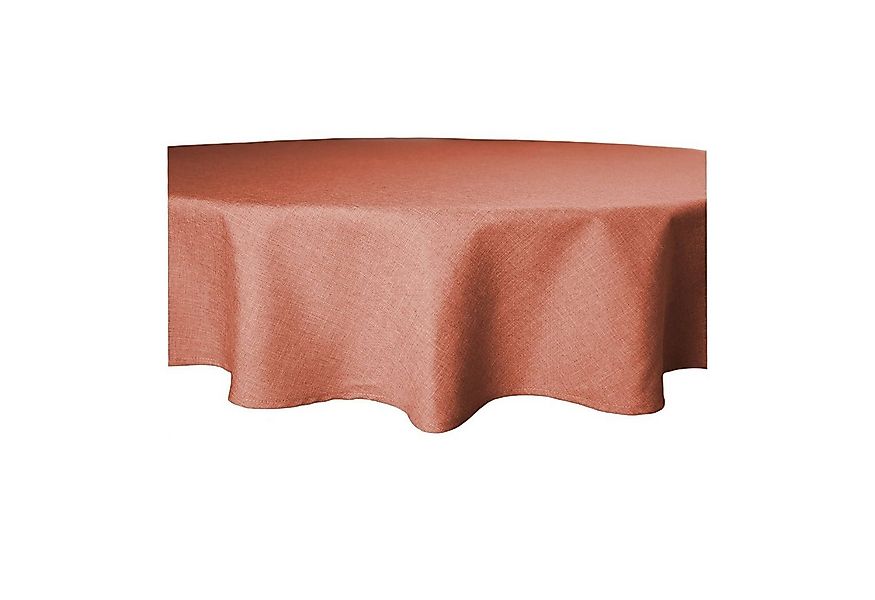 Haus und Deko Tischdecke Tischdecke rund Leinenoptik Lotuseffekt Tischwäsch günstig online kaufen