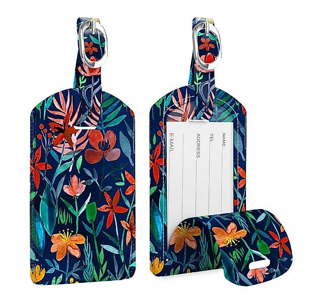 Fintie Gepäckanhänger Kofferanhänger aus Kunstleder, Gepäckanhänger ID Etik günstig online kaufen