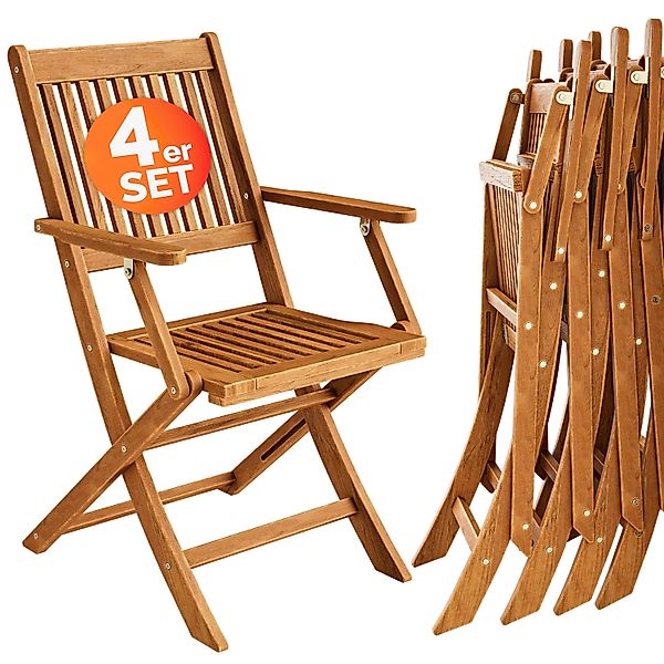 Gartenstuhl Sydney 4er-Set Akazie FSC®-zertifiziert günstig online kaufen