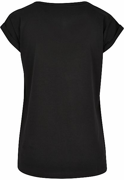 URBAN CLASSICS Kurzarmshirt "Urban Classics Damen Ladies Round V-Neck Exten günstig online kaufen