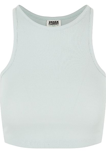 URBAN CLASSICS Tanktop "Urban Classics Damen Ladies Organic Cropped Rib Top günstig online kaufen