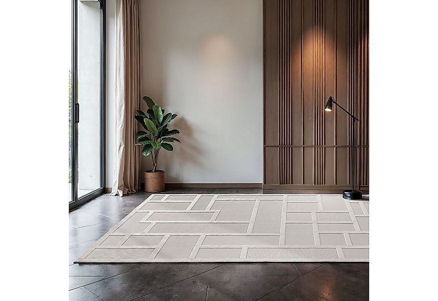 SIMPEX24 Designteppich Unicolor - Einfarbig, Rechteckig, Höhe: 4 mm, Indoor günstig online kaufen