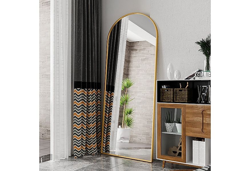 Furnishings Home Ganzkörperspiegel Spiegel groß Wandspiegel mit Metall Alu günstig online kaufen