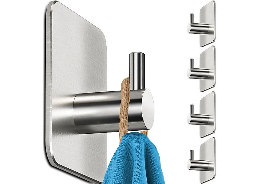 SURFOU Handtuchhaken 5 / 10 StückHandtuchhalter Ohne Bohren Klebehaken für günstig online kaufen