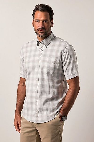 JP1880 Kurzarmhemd JP1880 Karo-Flanellhemd Halbarm Buttondown-Kragen günstig online kaufen