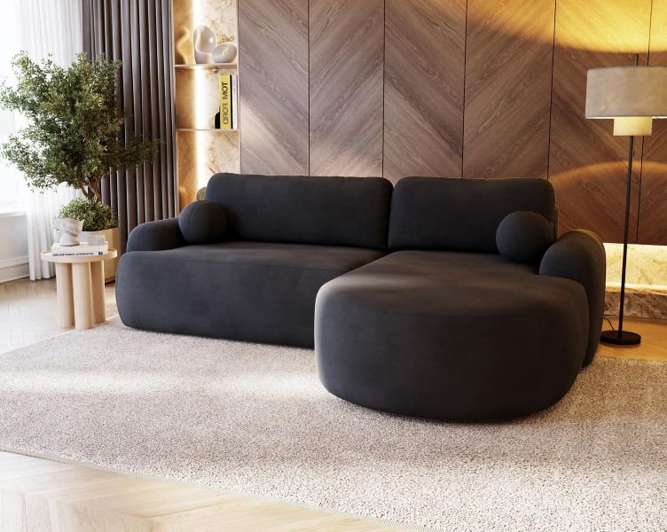 Compleo Ecksofa boucle mit breiter Ottomane günstig online kaufen