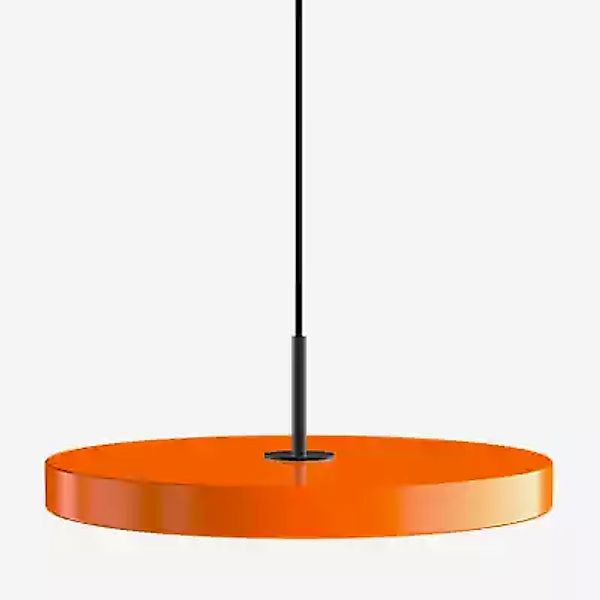 Umage Asteria Pendelleuchte LED, orange - Cover schwarz - Ra 83 günstig online kaufen