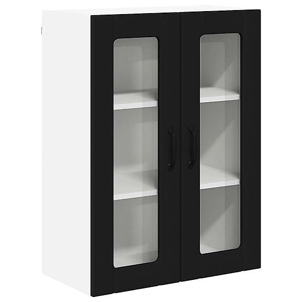 vidaXL Küchenschrank mit Regal Schwarz 60 x 31 x 80 cm Holzwerkstoff 885086 günstig online kaufen