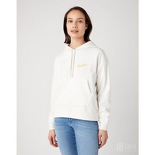 Wrangler  Sweatshirt 112343674 REGULAR HOODIE-WORN WHITE günstig online kaufen