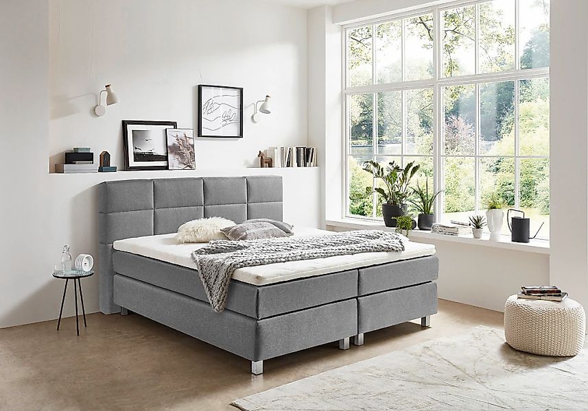 Westfalia Schlafkomfort Boxspringbett, wahlweise mit Kaltschaum-Topper und günstig online kaufen