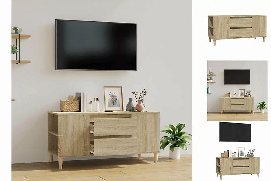 vidaXL TV-Schrank TV-Schrank Sonoma-Eiche 102x44,5x50 cm Holzwerkstoff TV-L günstig online kaufen