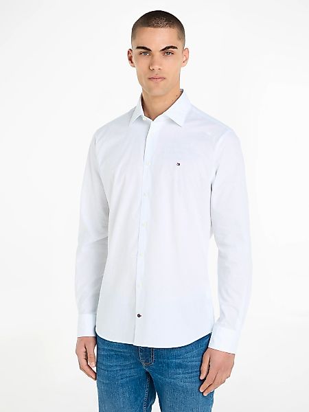 Tommy Hilfiger Langarmhemd "CL W-TILE PRINT RF SHIRT", mit dezenter Labelfl günstig online kaufen