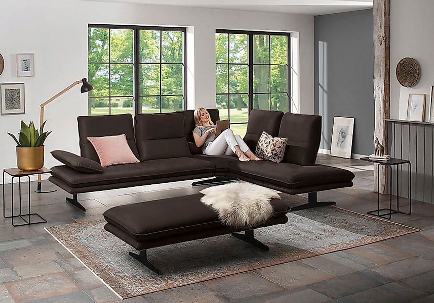 W.SCHILLIG Ecksofa »broadway, Designsofa, toller Sitzkomfort, zeitlos, eleg günstig online kaufen