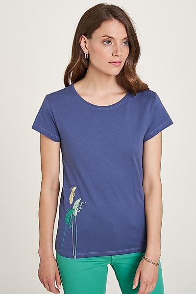 Jersey Shirt Mit Floralem Print Aus Biobaumwolle (S22c23) günstig online kaufen