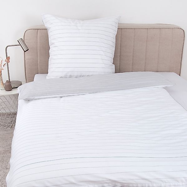 MTOnlinehandel Wendebettwäsche Tom Tailor Renforcé in 135x200+80x80 cm, Sca günstig online kaufen