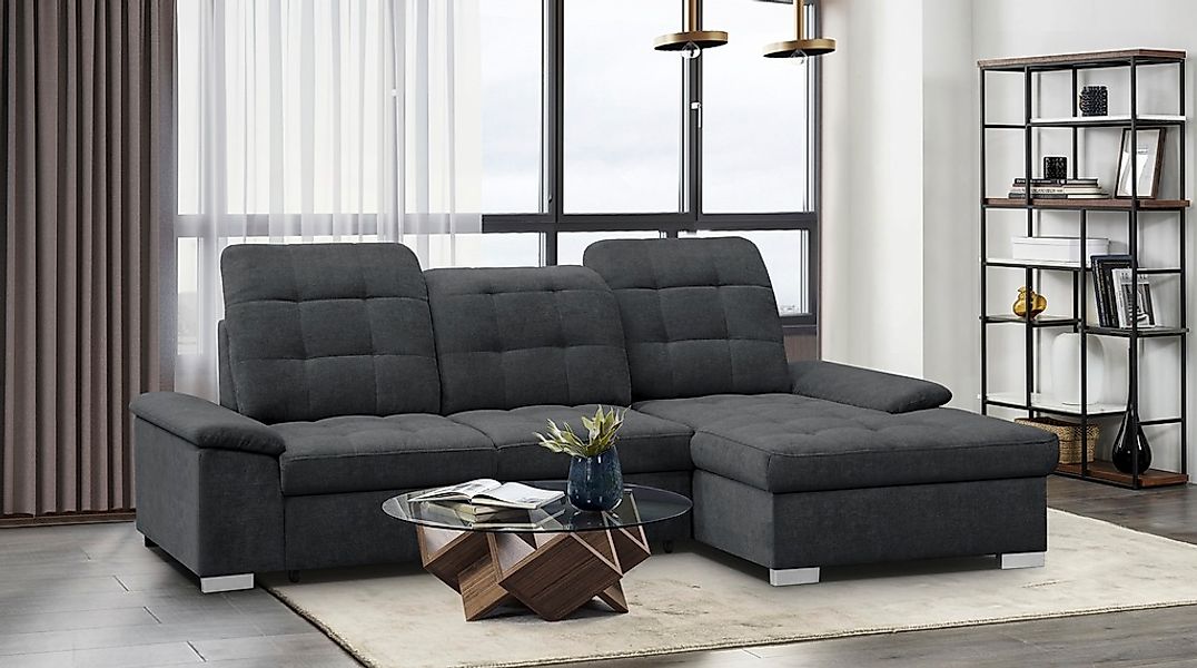 WERK2 Ecksofa "Carmen, mit Bettfunktion & Bettkasten, optional Sitztiefenve günstig online kaufen