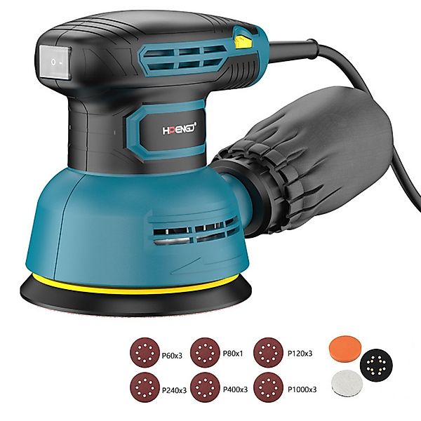 RWEUOQ Exzenterschleifer Multischleifer mit Staubfangbehälter staubgeschütz günstig online kaufen