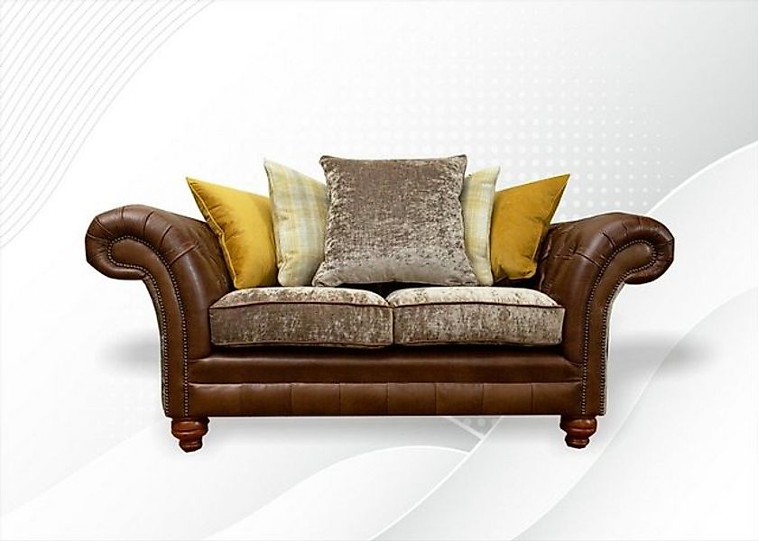 JVmoebel Chesterfield-Sofa Chesterfield Sofa handgefertigt Massivholz Möbel günstig online kaufen