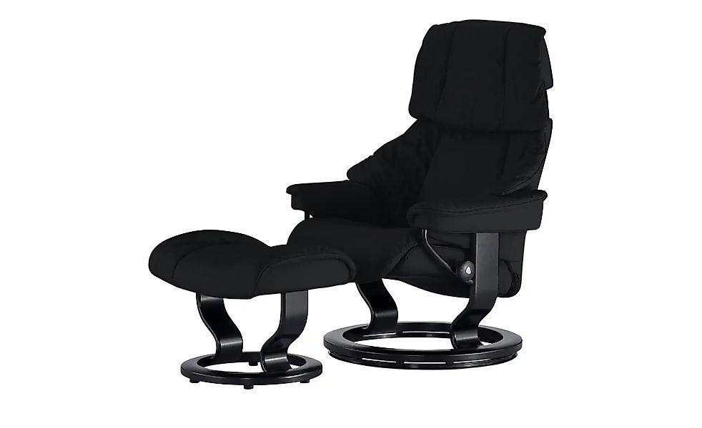 Stressless Relaxsessel mit Hocker  Reno S ¦ schwarz ¦ Maße (cm): B: 75 H: 1 günstig online kaufen