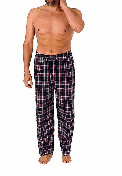 Trend by Normann Pyjama Herren Flanell Schlafanzug Hose lang kariert aus Ba günstig online kaufen