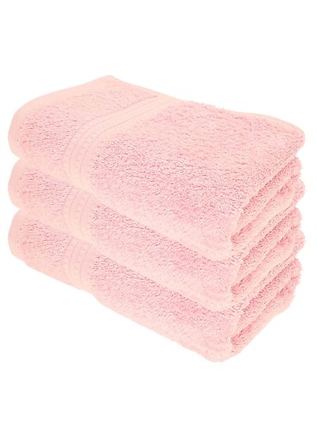 Julie Julsen Handtücher 3-Handtücher-Babyrosa, Bio-Baumwolle (3-St) günstig online kaufen