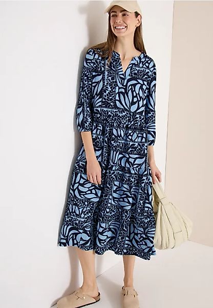 CECIL Midi-Kleid mit Patchwork-Print günstig online kaufen