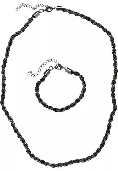 URBAN CLASSICS Schmuckset "Accessoires Charon Intertwine Necklace And Brace günstig online kaufen