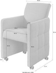 exxpo - sofa fashion Esszimmersessel Barista, günstig online kaufen