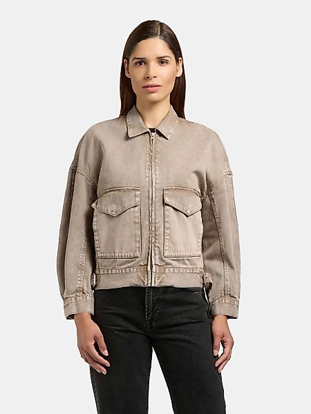 khujo Hemdjacke "Nelina" 1 Stk. tlg. ohne Kapuze Oversize Jeansjacke günstig online kaufen