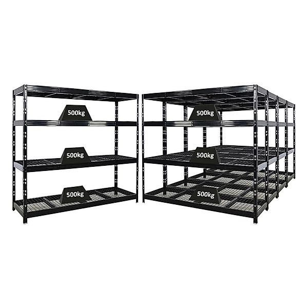 PROREGAL Mega Deal 5x Profi Schwerlastregal Rhino HxBxT 180x200x60cm 4 Gitt günstig online kaufen